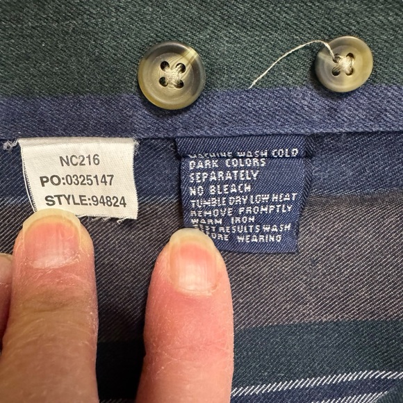 Chaps Ralph Lauren Men’s Vintage Multicolor Striped Long Sleeve Shirt Size XL? - Picture 7 of 7